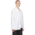 Loewe White Oversized Asymmetric Shirt