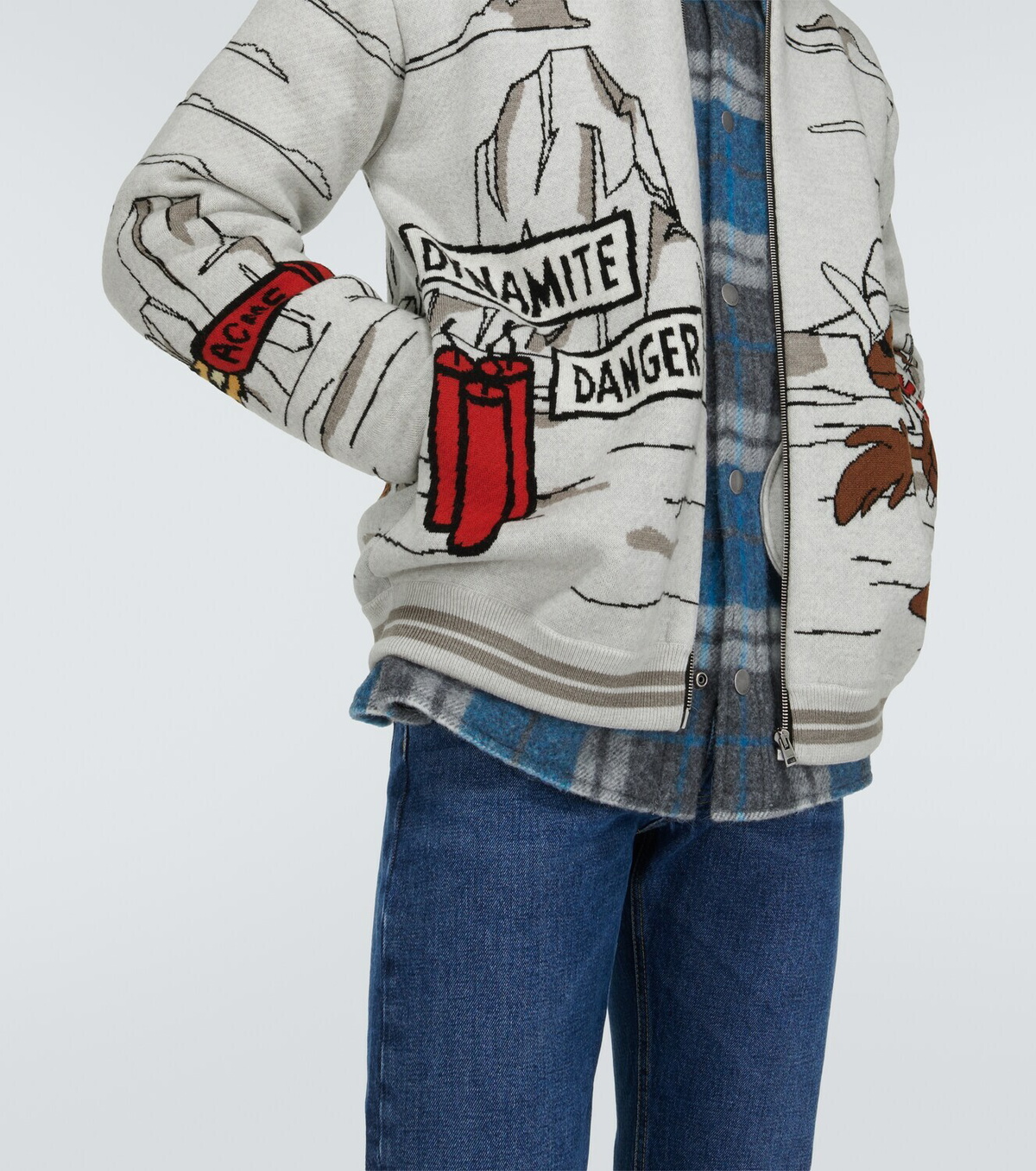 Alanui x Looney Tunes Race To The South Pole jacket