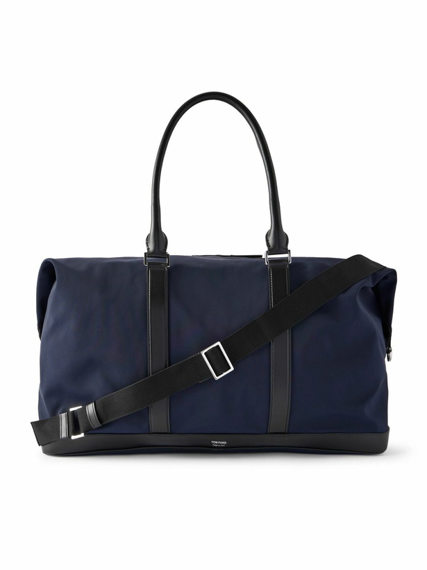 Photo: TOM FORD - Leather-Trimmed Recycled-Nylon Weekend Bag