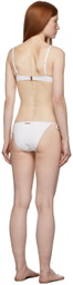 Stella McCartney White Padded Falabella Bikini