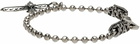 Emanuele Bicocchi Silver Cross Charm Bracelet