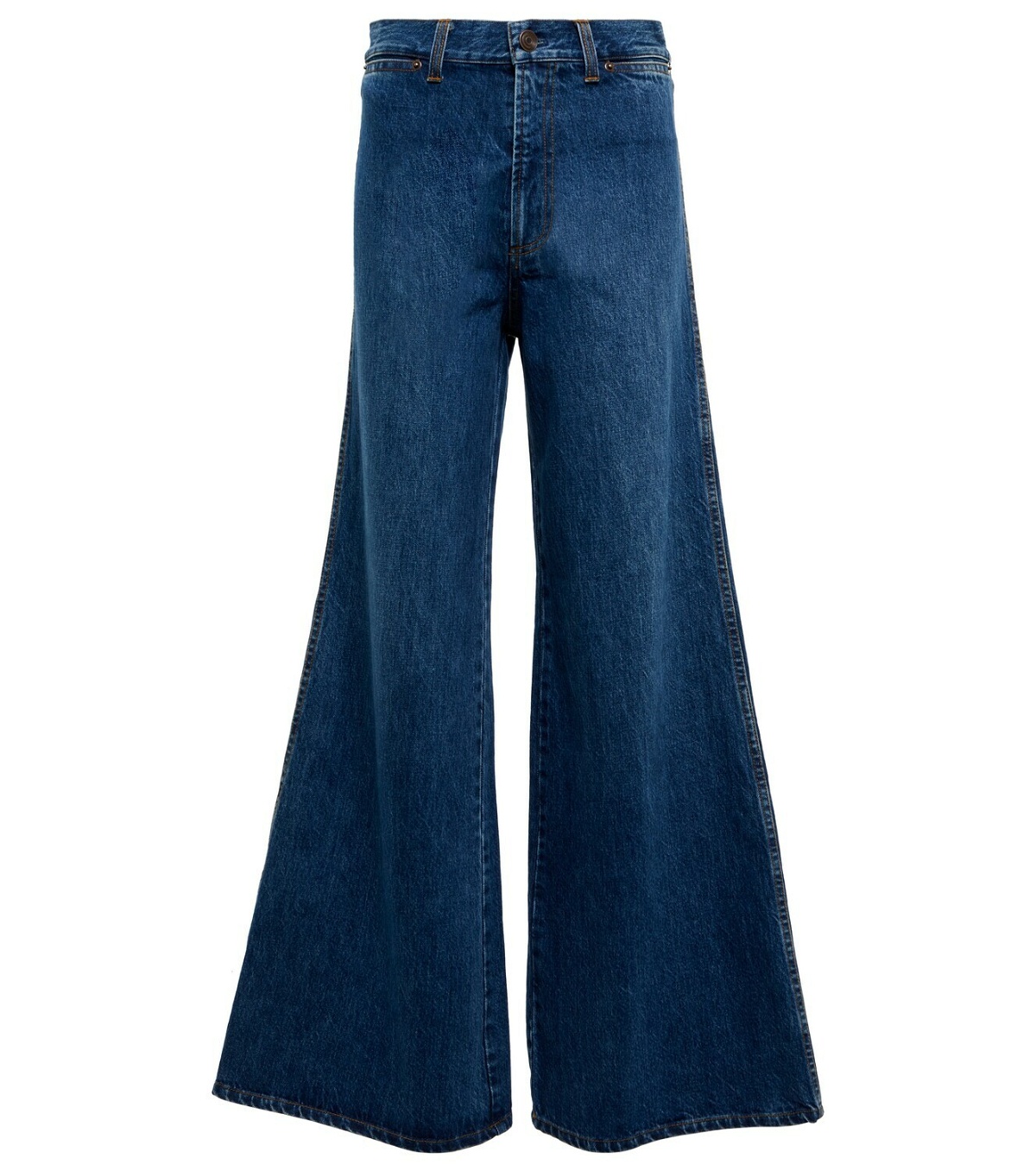 CO - Essentials high-rise wide-leg jeans Coach