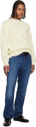 Givenchy Off-White Cotton Knit Sweater