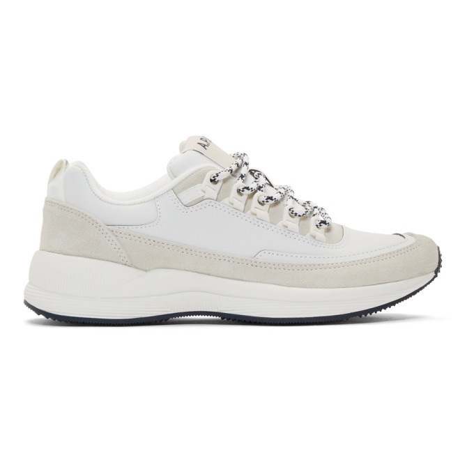 fast I særdeleshed Illustrer A.P.C. White Techno Homme Sneakers A.P.C.