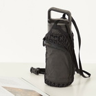 Snow Peak Double Face Mesh Bottle Carrier in Black