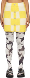 Stine Goya Yellow & White Noura Miniskirt