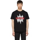 Givenchy Black Embroidered Snake T-Shirt
