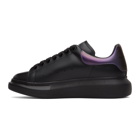 Alexander McQueen Black and Purple Oversized Sneakers