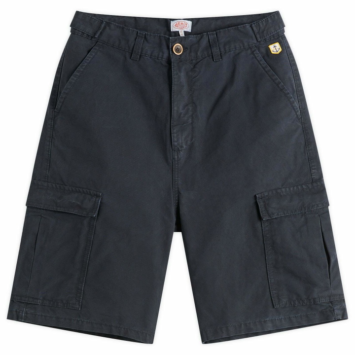 Photo: Armor-Lux Men's Cargo Shorts in Rich Navy