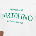 Harmony Men's Portofino Tennis Club T-Shirt in White