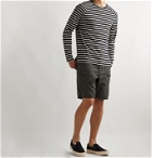 nonnative - Worker Cotton-Blend Oxford Cargo Shorts - Gray