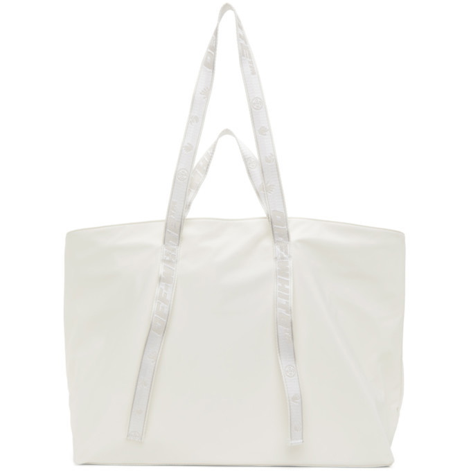 Off White commercial tote bag in nylon