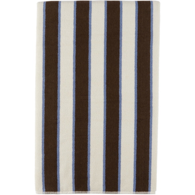 Photo: Tekla SSENSE Exclusive Multicolor Stripe Bath Sheet Towel