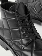 Bottega Veneta - Quilted Leather Boots - Black