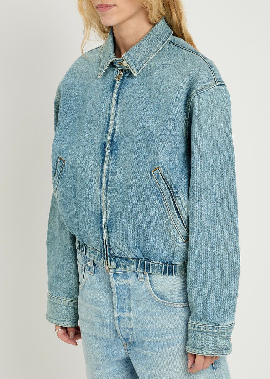 Agolde Nile Denim Jacket Blue