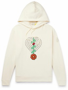 Moncler Genius - 1 Moncler JW Anderson Appliquéd Printed Cotton-Jersey Hoodie - White