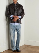 Our Legacy - Welding Leather Shirt - Brown