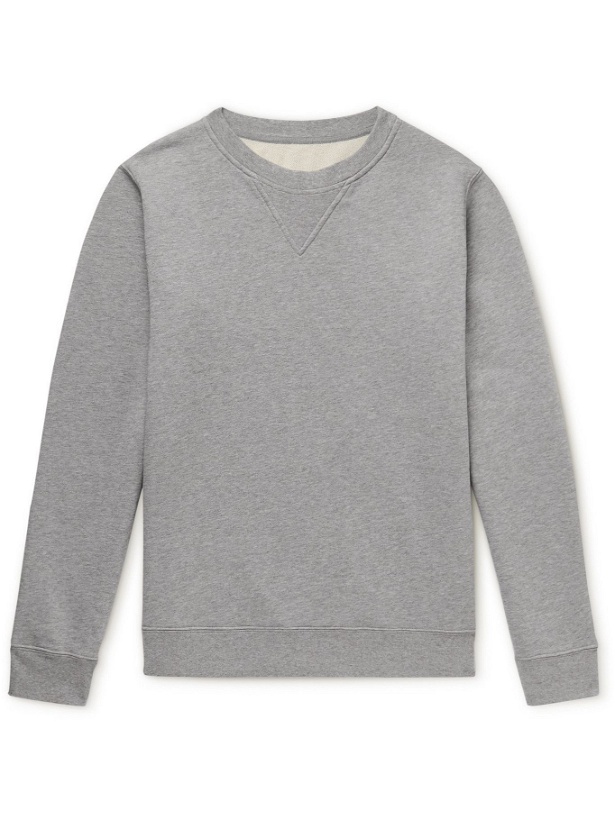 Photo: Maison Margiela - Cotton-Jersey Sweatshirt - Gray