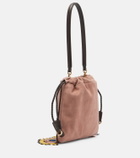 Etro Kalispera Small beaded suede shoulder bag