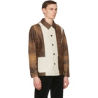 Wood Wood Brown Leather Winston Jacket