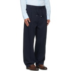 Hugo Navy Modern-Fit Trousers
