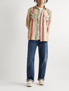 RRL - Matlock Striped Cotton Oxford Shirt - Brown