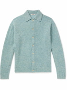 Auralee - Wool and Cashmere-Blend Cardigan - Blue