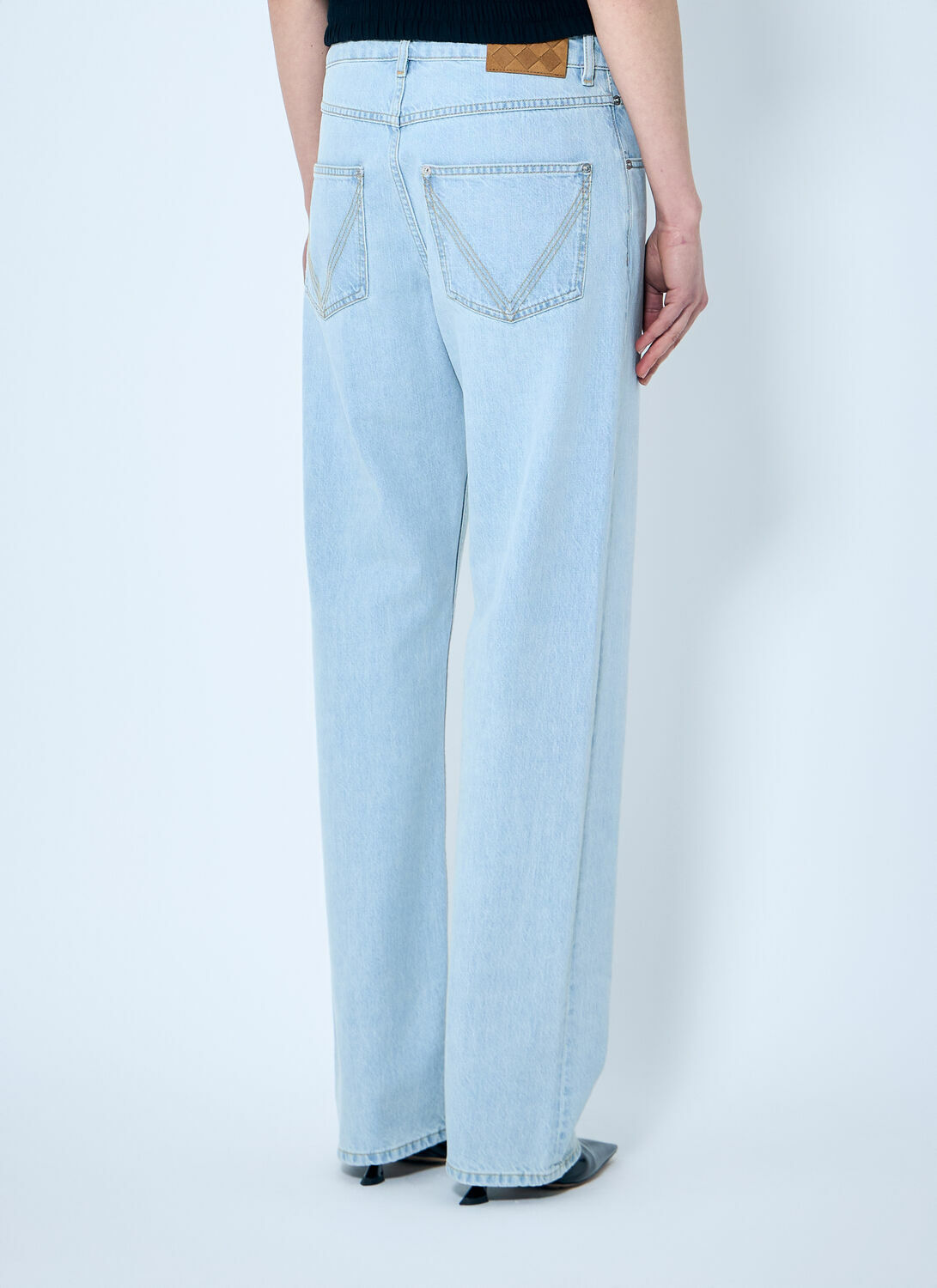 Bottega Veneta Extra Bleach Dirty Denim Jeans
