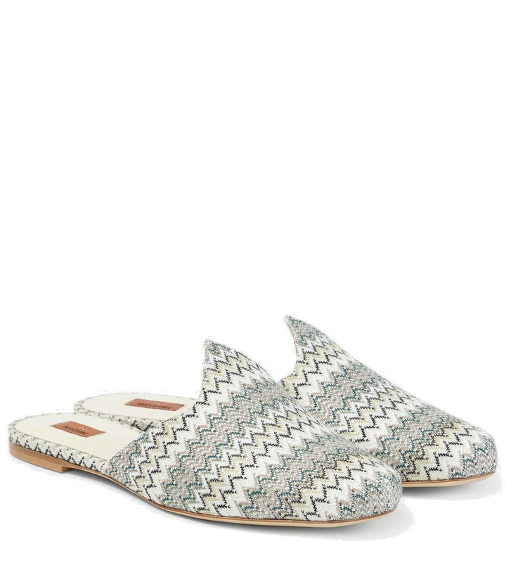 Photo: Missoni Zig Zag canvas mules
