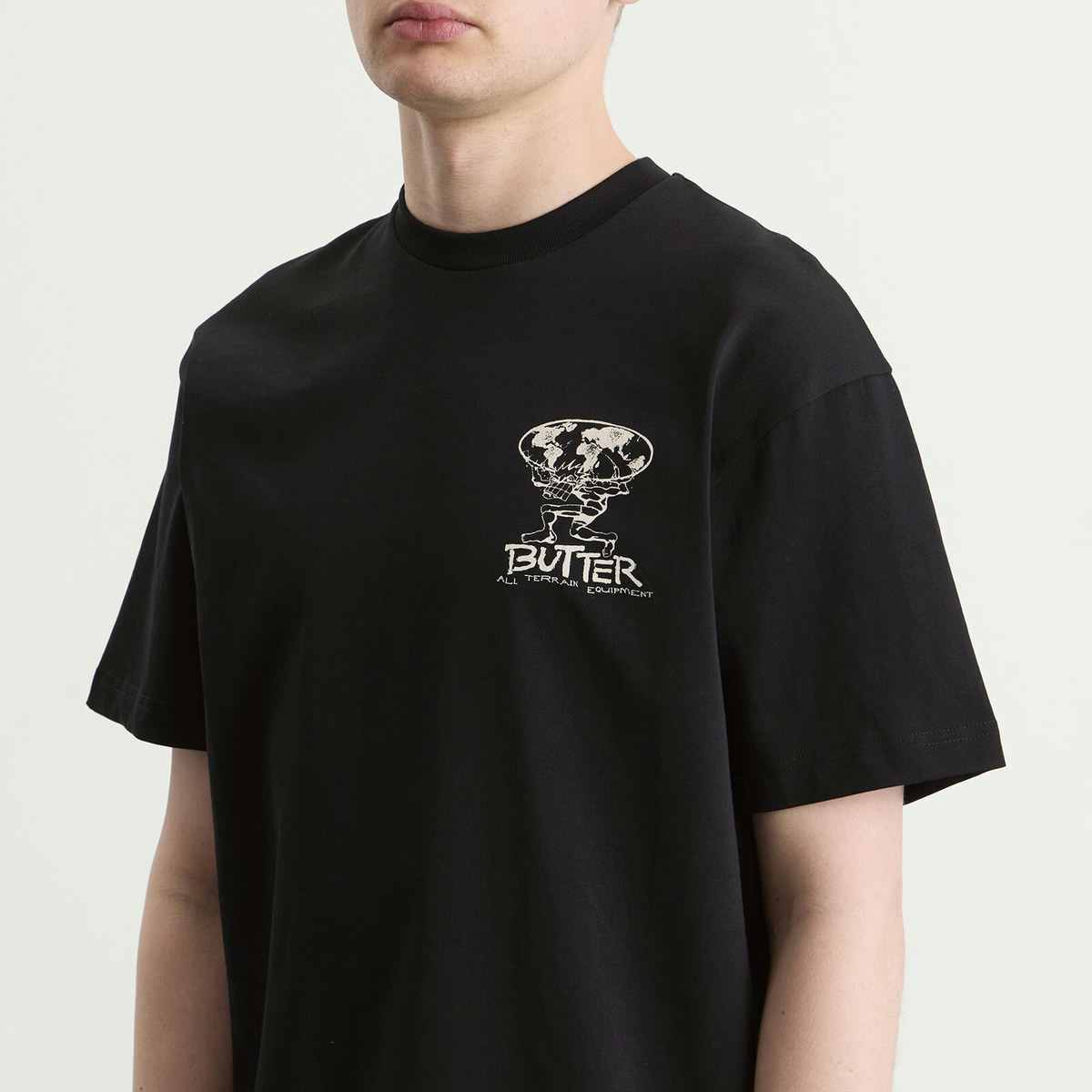 Butter Goods Men's Terrain T-Shirt in Black