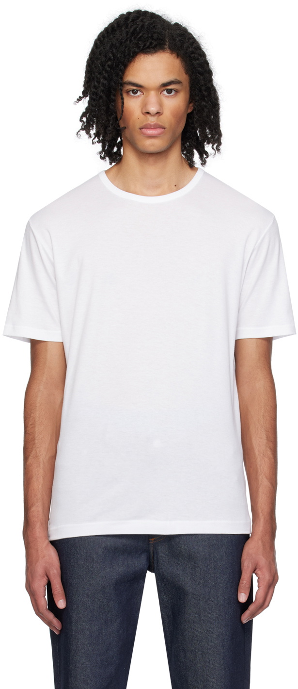 Sunspel White Smooth T-Shirt Sunspel