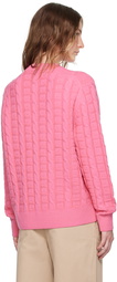 Acne Studios Pink Cable Sweater