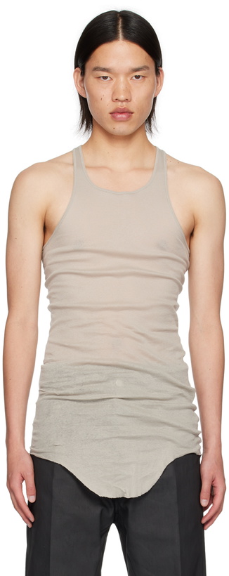 Photo: Rick Owens Off-White Porterville Basic Rib Tank Top