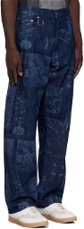 Études Navy Batia Suter Edition Side Jeans