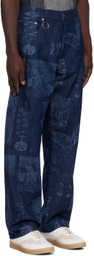 Études Navy Batia Suter Edition Side Jeans