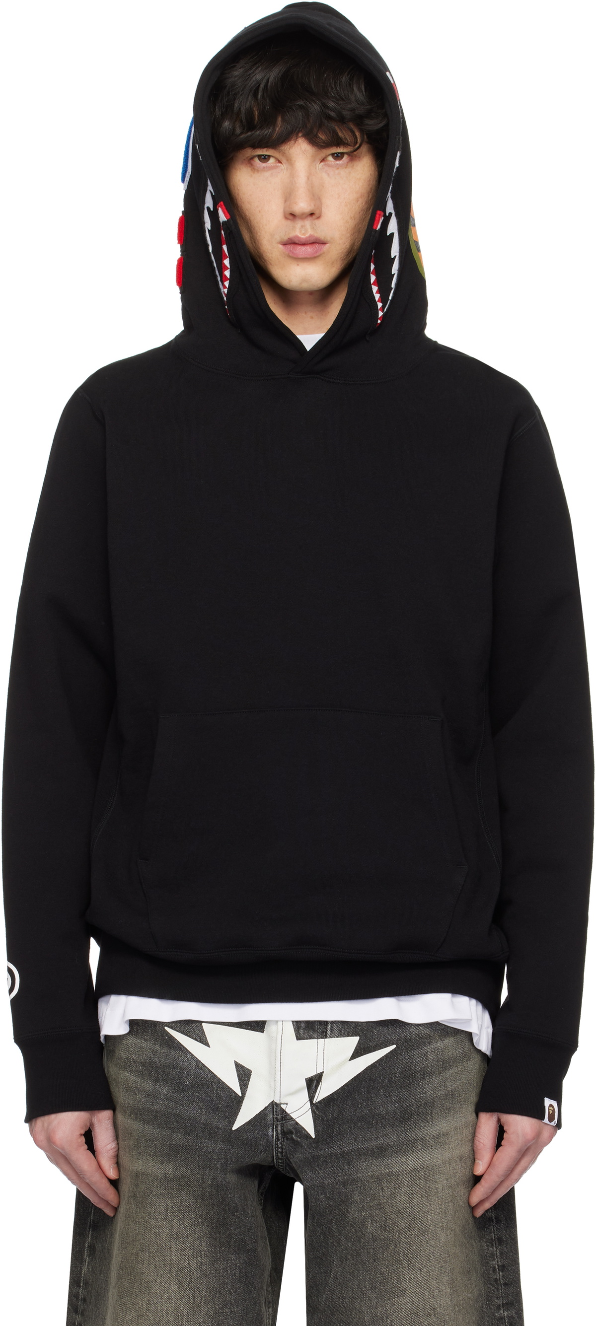 BAPE Black Shark Pullover Hoodie