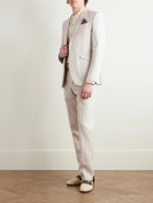 Favourbrook - Slim-Fit Linen Suit Trousers - Neutrals