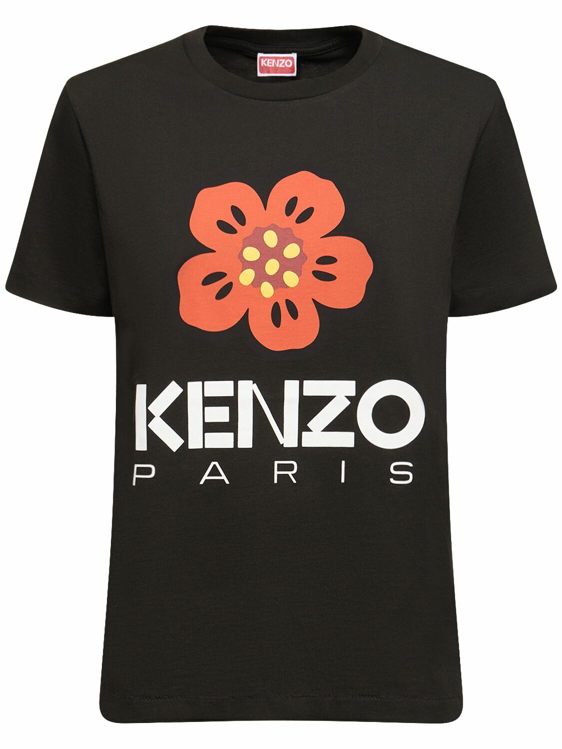 KENZO PARIS - Boke Flower Loose Cotton T-shirt Kenzo