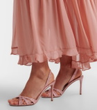Aquazzura Tati canvas slingback sandals