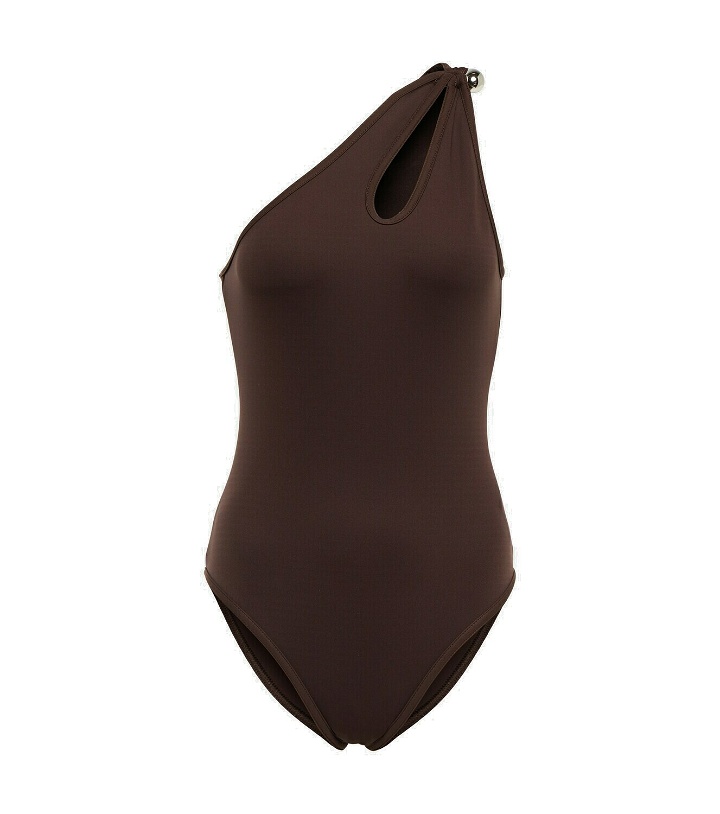 Photo: Bottega Veneta - One-shoulder cutout swimsuit