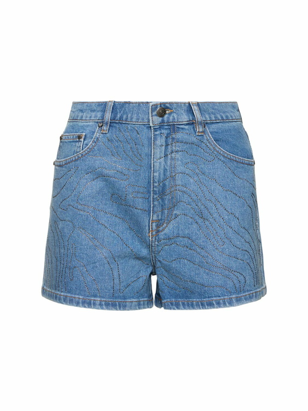 Photo: ROTATE Brantinia Denim Shorts