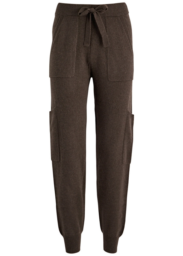 Photo: Crush Cashmere Beatles Cashmere Sweatpants Chocolate