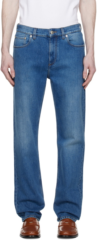 Photo: Burberry Blue Monogram Jeans