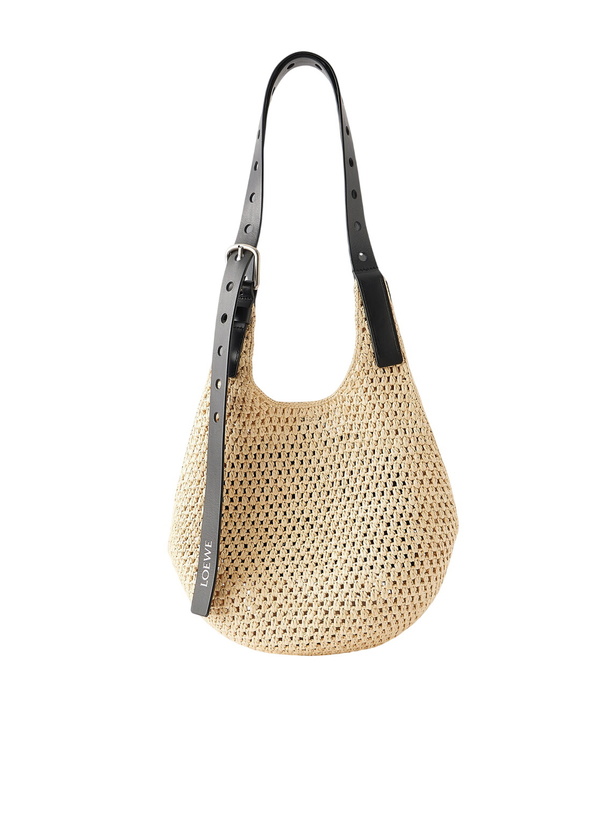 Photo: LOEWE - Paula's Ibiza Leather-Trimmed Woven Raffia Tote Bag