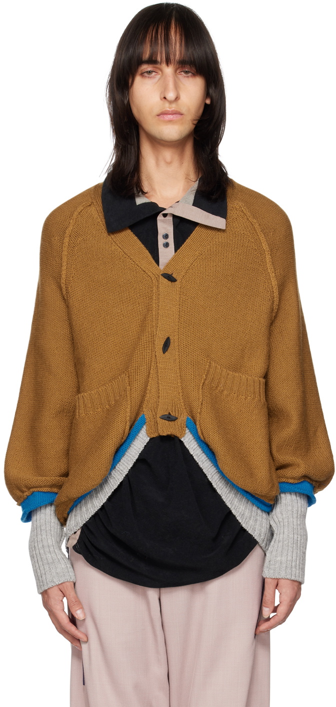 Kiko Kostadinov Yellow Iblish Cardigan Kiko Kostadinov