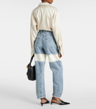 Jil Sander Distressed wide-leg jeans