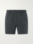 Remi Relief - Straight-Leg Cotton-Jersey Shorts - Black