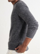 Brunello Cucinelli - Mélange Brushed Cashmere Sweater - Gray
