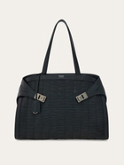Ferragamo Mens Hug shoulder bag in Black