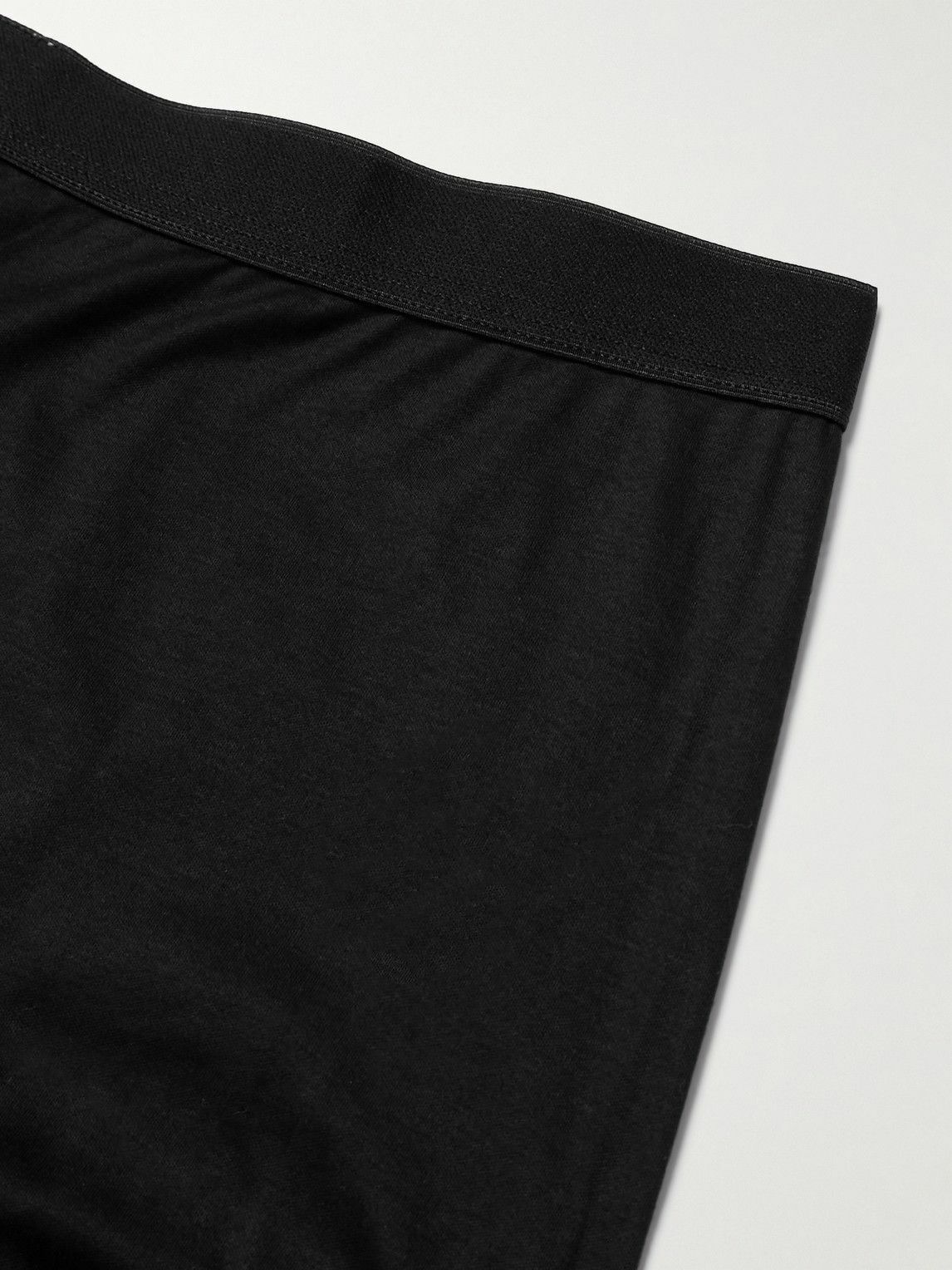 ZIMMERLI - Sea Island Cotton Boxer Briefs - Black